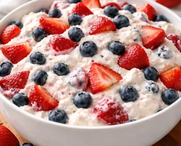 Red, White & Blue Cheesecake Salad