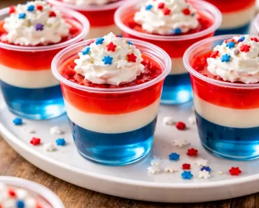 Red White & Blue Jello Shots