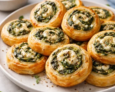Spinach and Feta Pinwheels