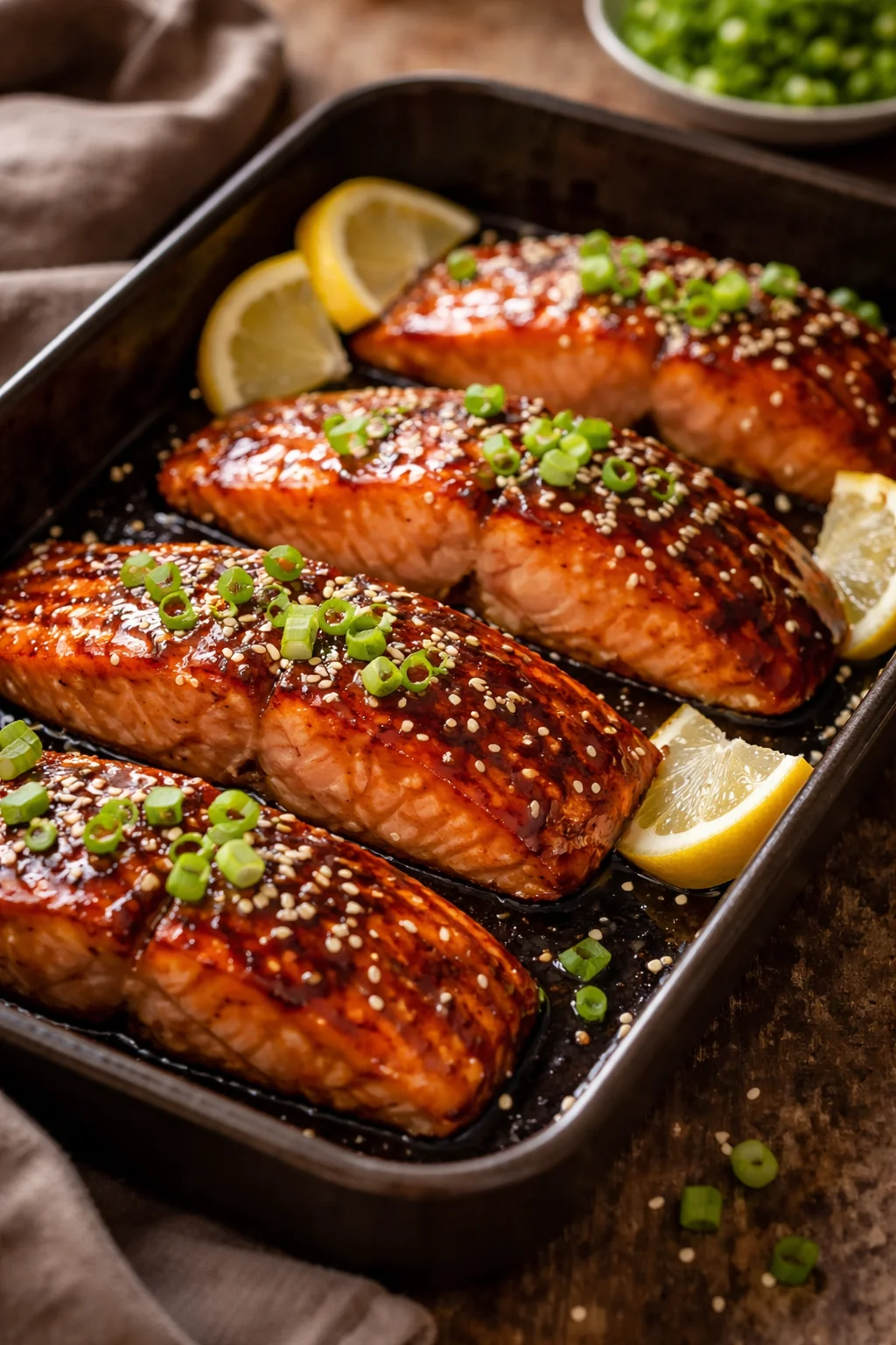 Baked Teriyaki Salmon