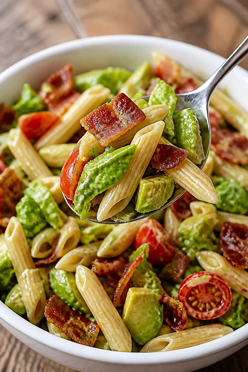 Best Gluten Free Dairy Free BLT Pasta Salad