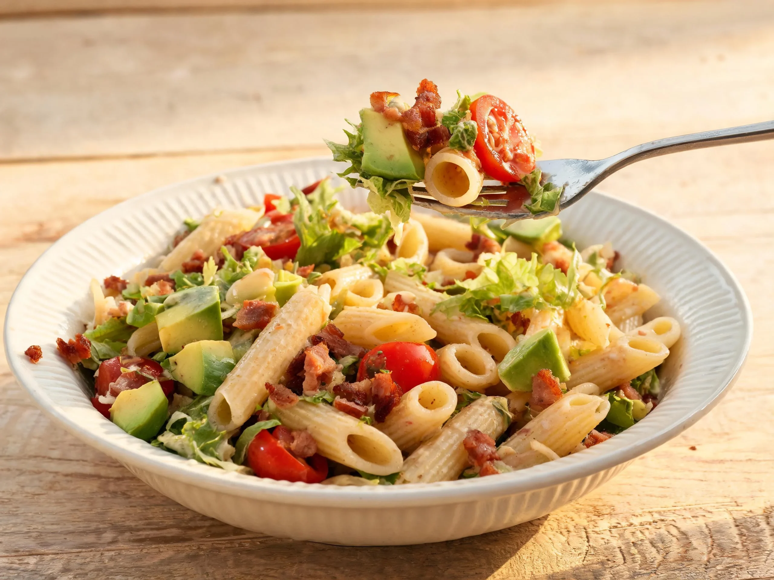 Best Gluten Free Dairy Free BLT Pasta Salad