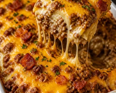 Cheesy Meatloaf Casserole Cheesy Meatloaf Casserole