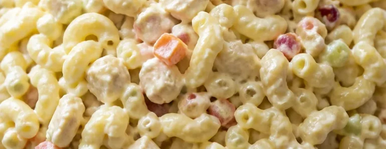 Chicken Pasta Salad with Creamy Mayo Dressing