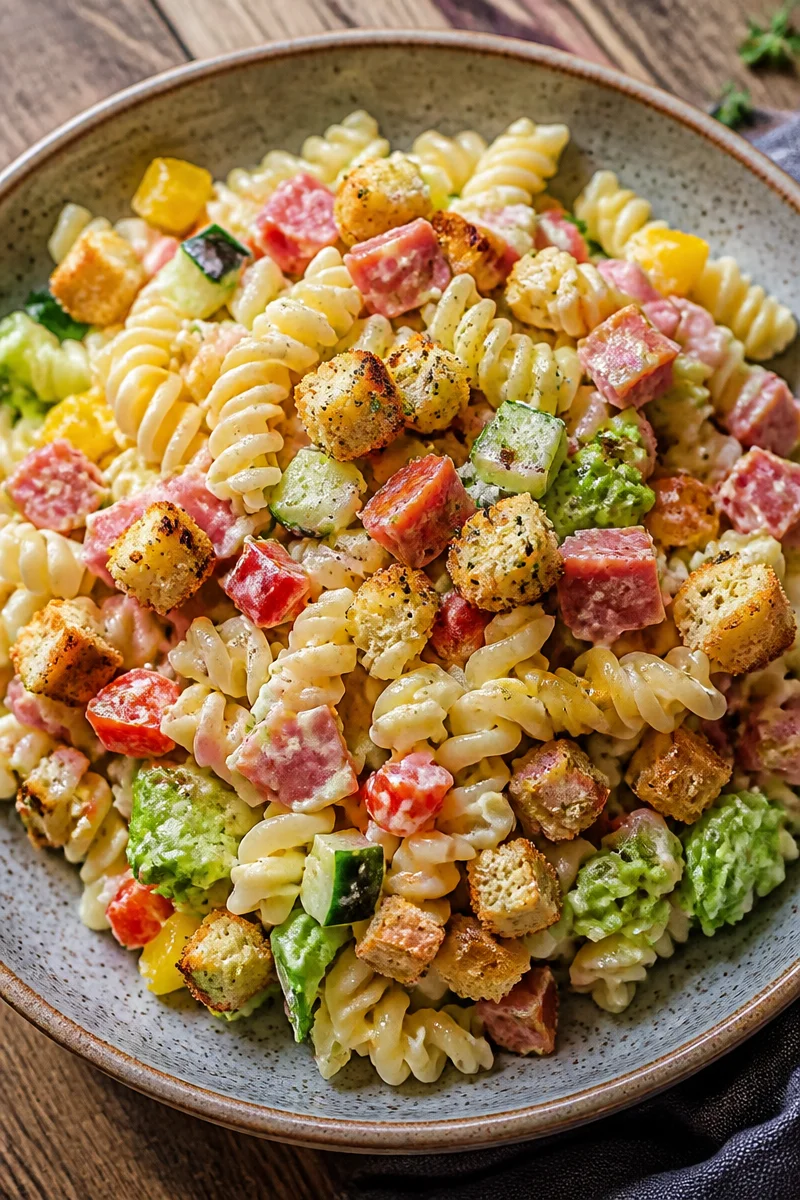 Club Sandwich Pasta Salad