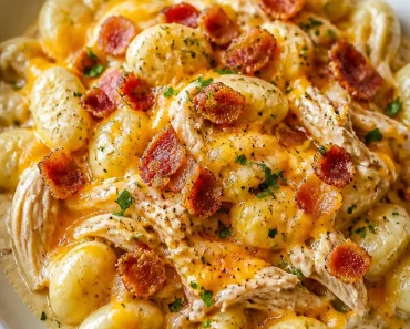 Creamy Crack Chicken Gnocchi