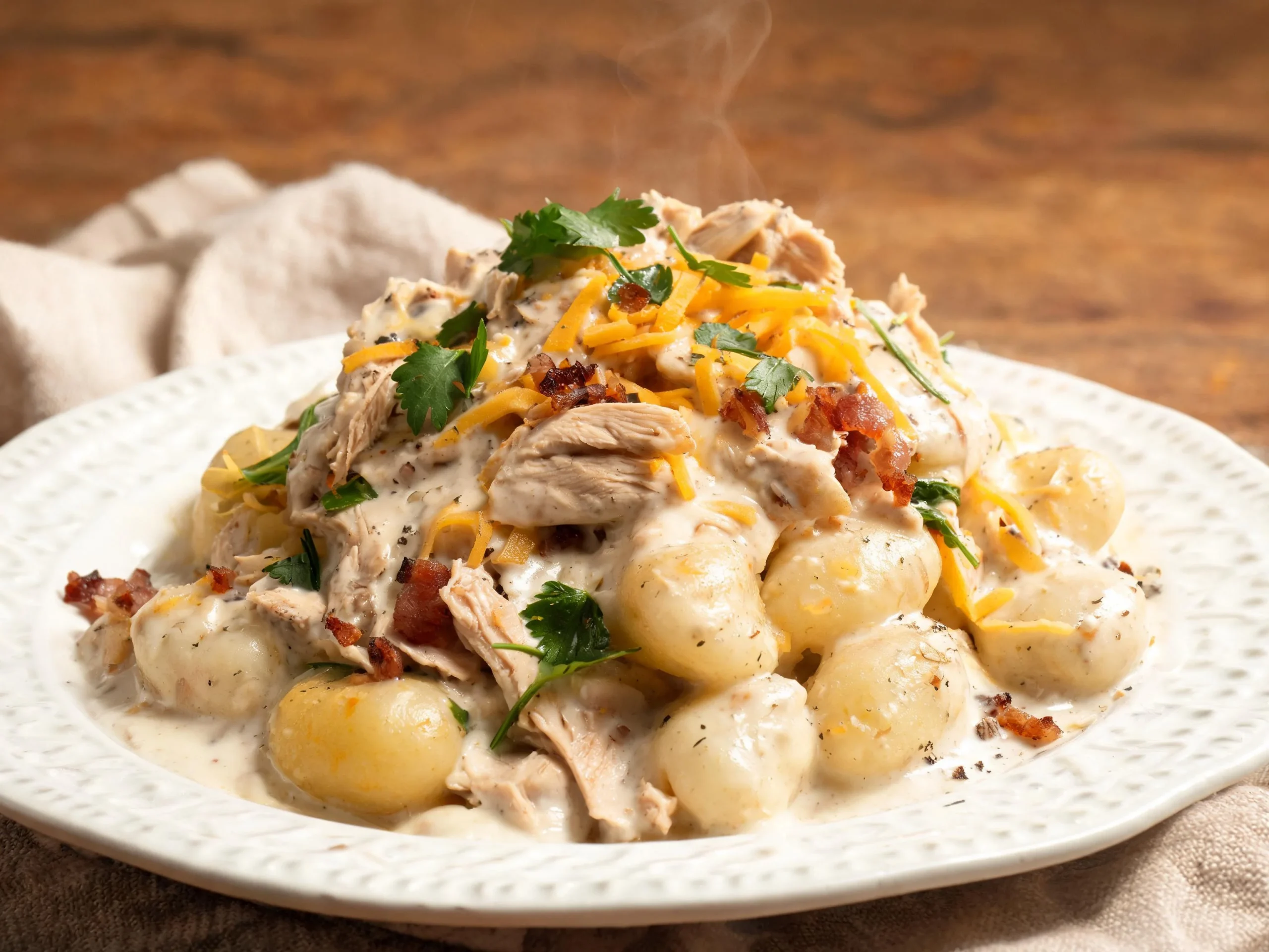 Creamy Crack Chicken Gnocchi