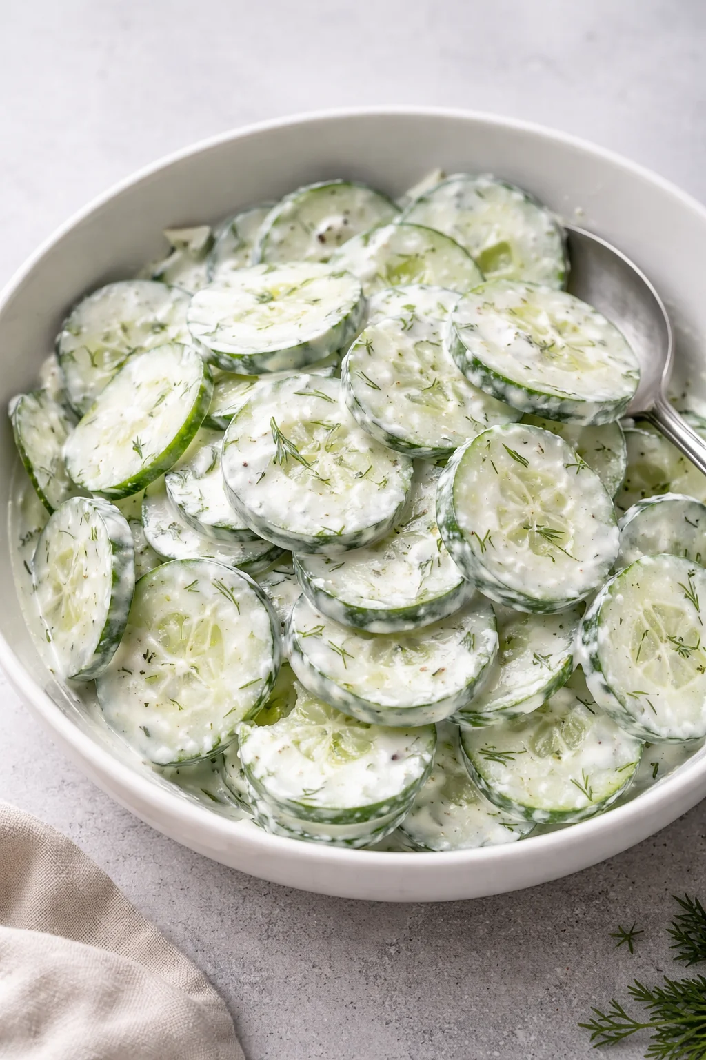 Creamy Cucumber Salad