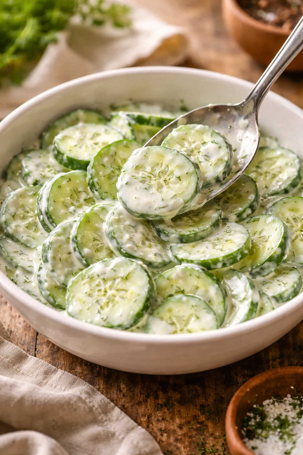 Creamy Cucumber Salad