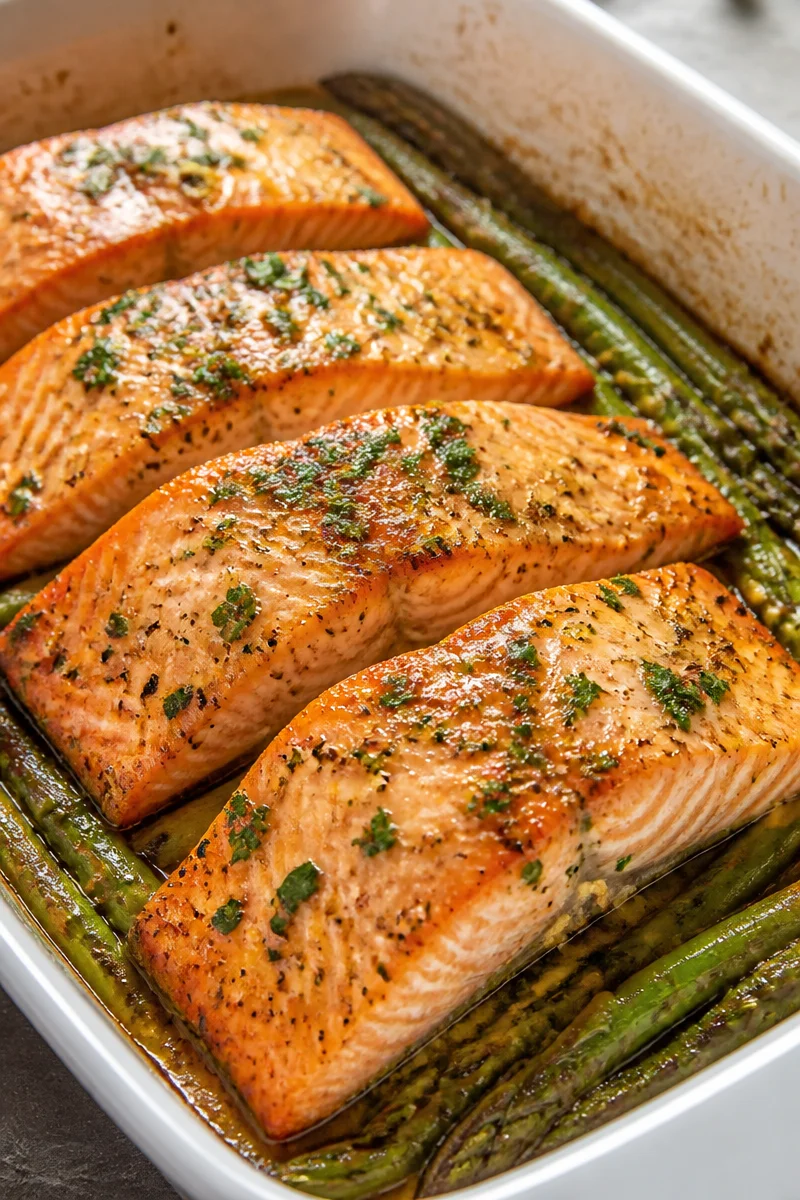 Garlic Butter Baked Salmon