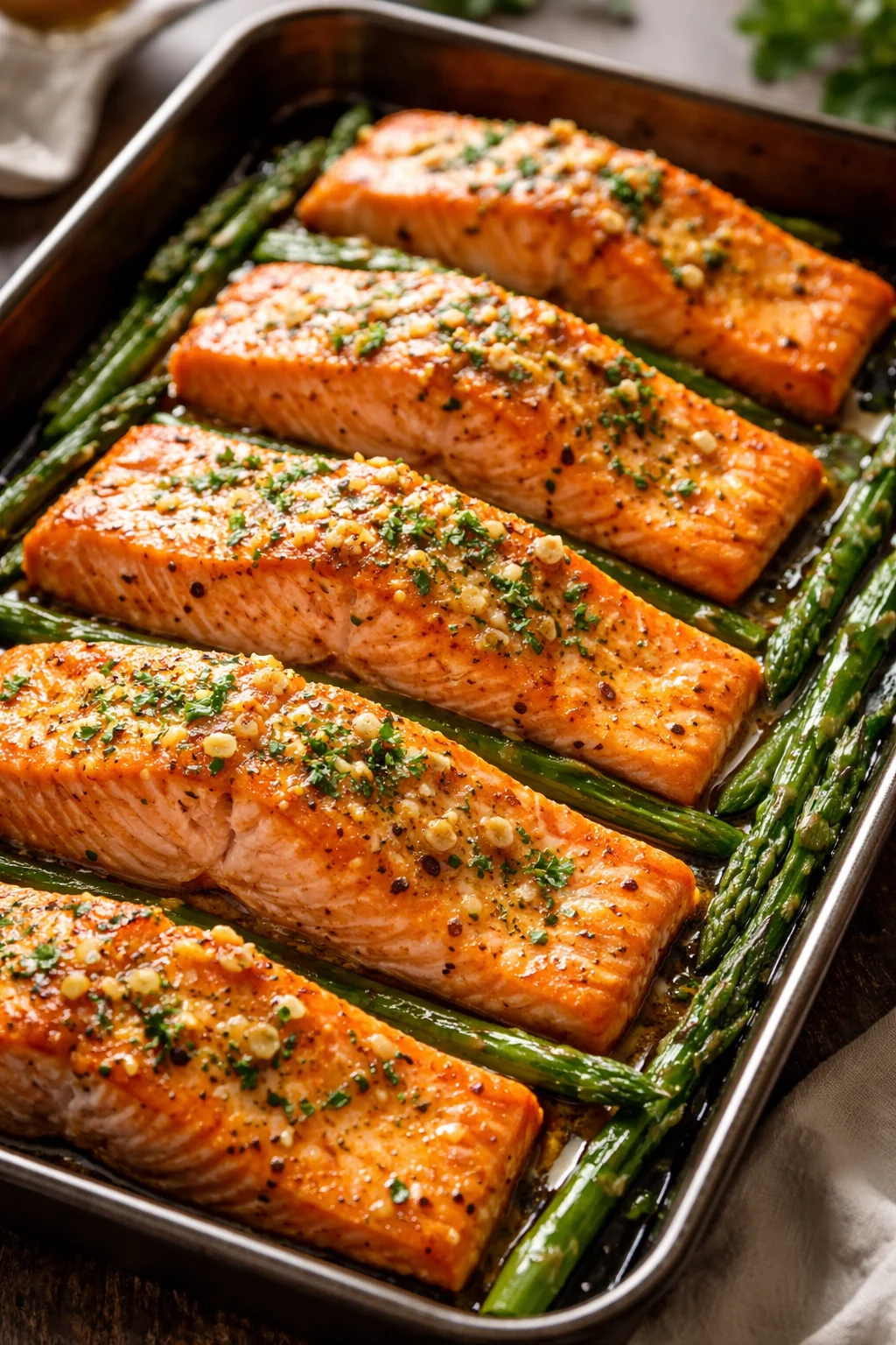 Garlic Butter Baked Salmon