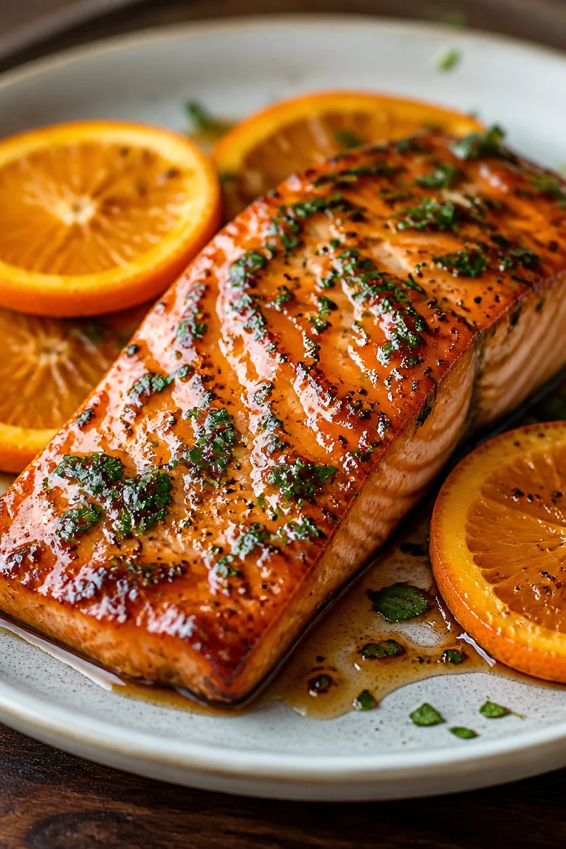 Orange Glazed Salmon
