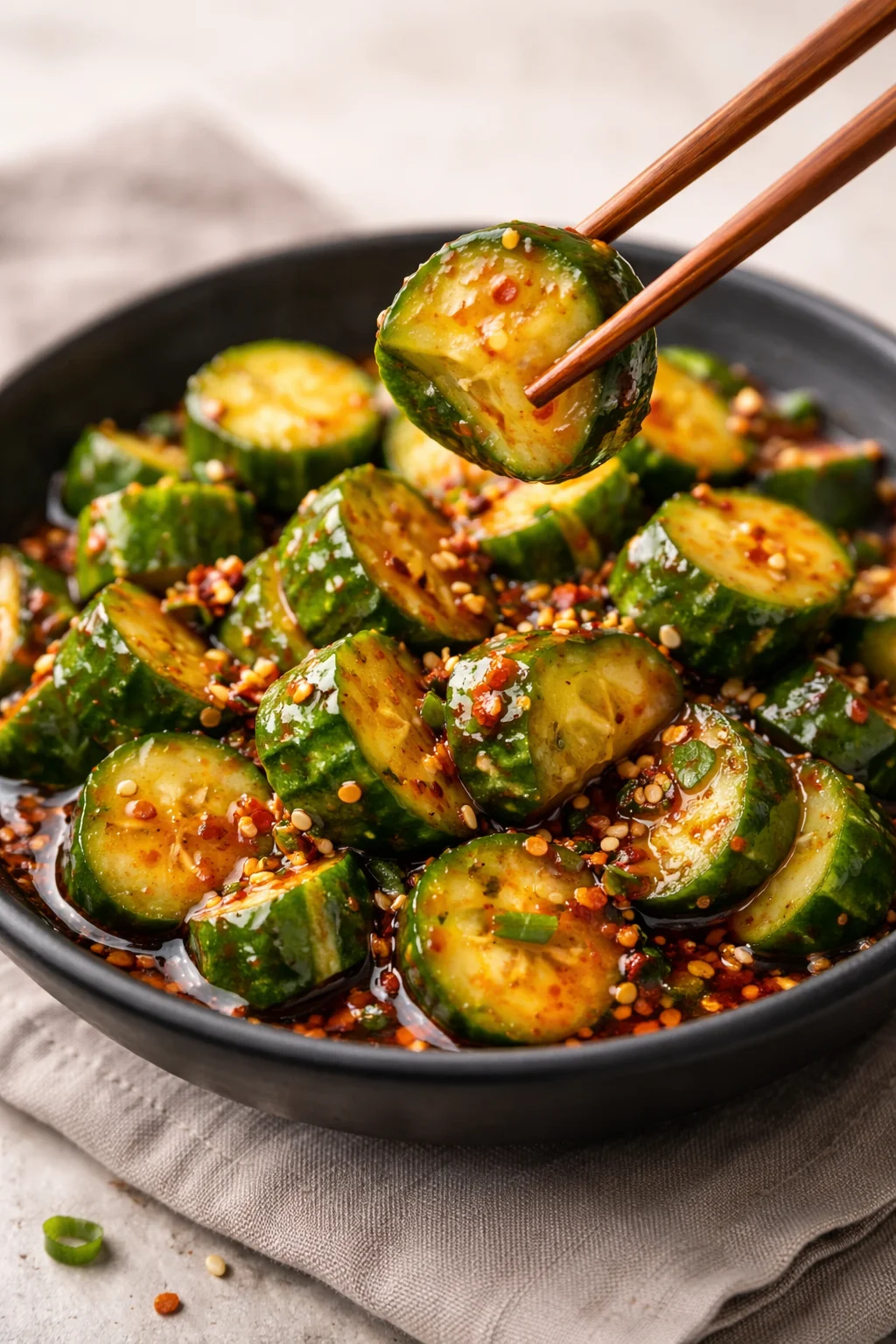 Spicy Asian Cucumber Salad