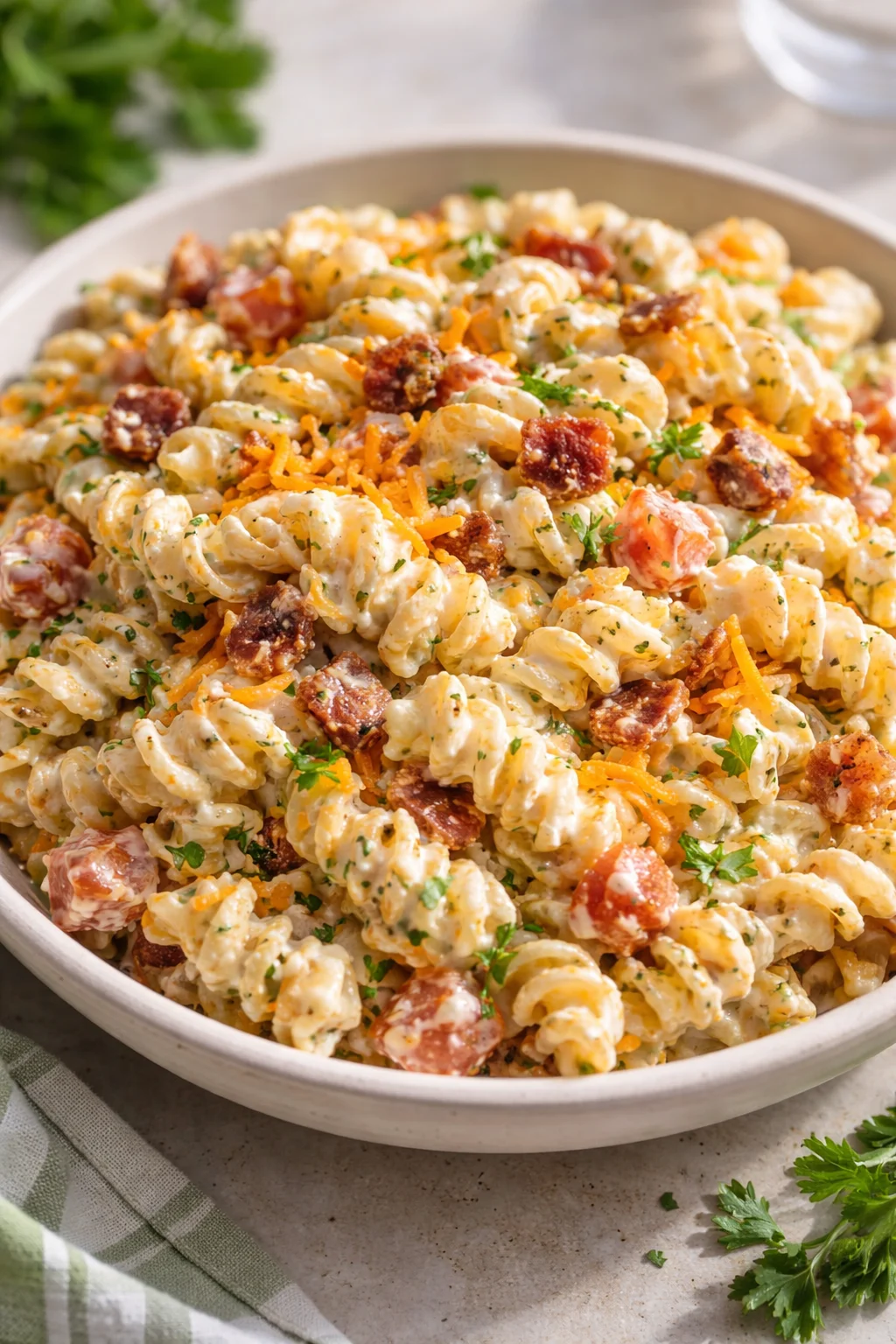 Bacon Ranch Pasta Salad