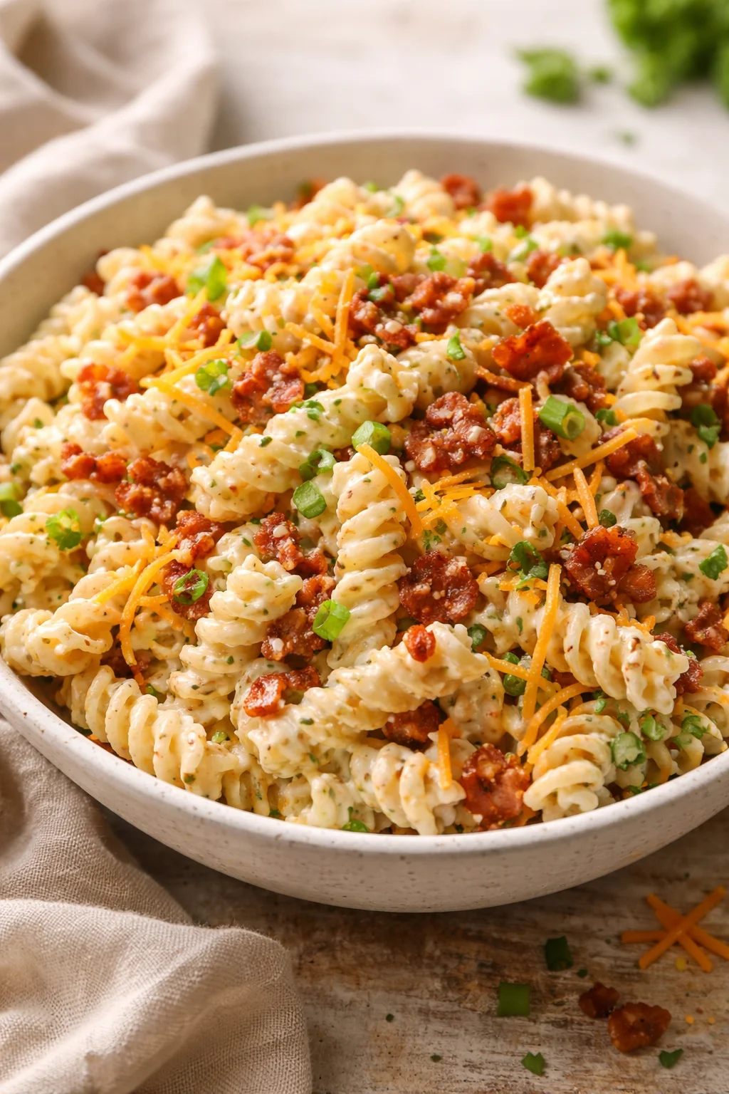 Bacon Ranch Pasta Salad