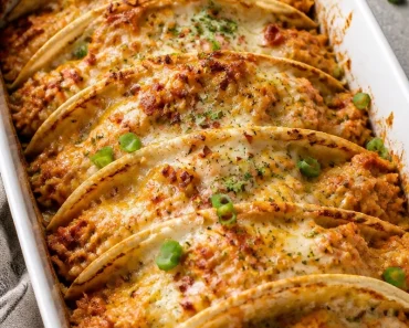 Baked Chicken Bacon Ranch Tacos