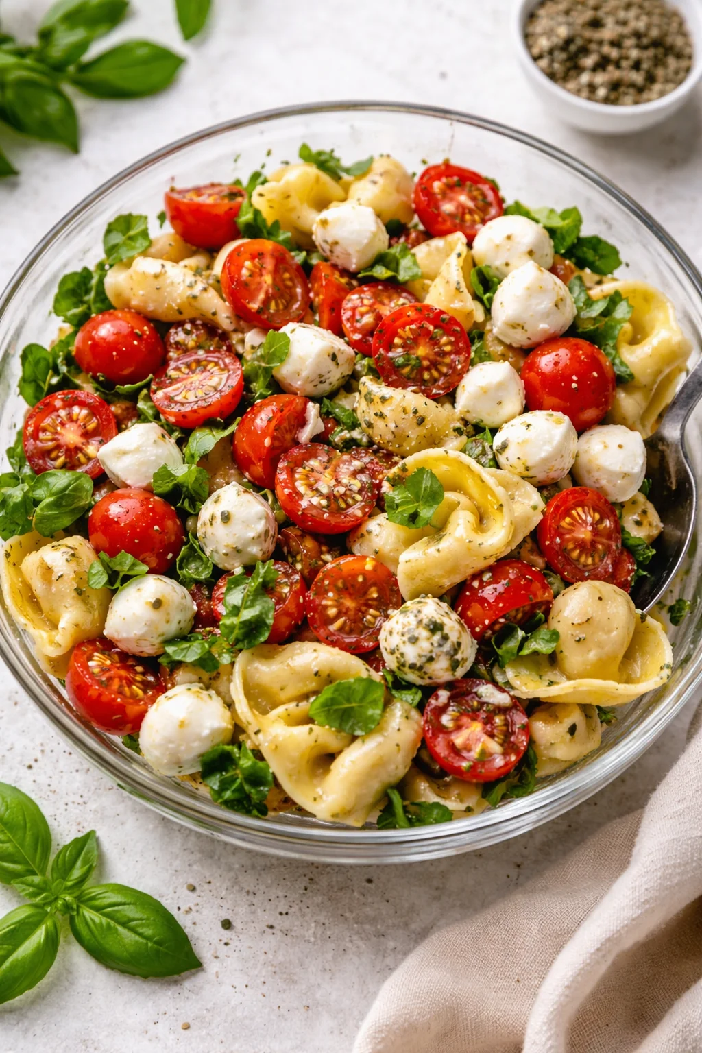 Caprese Salad with Tortellini
