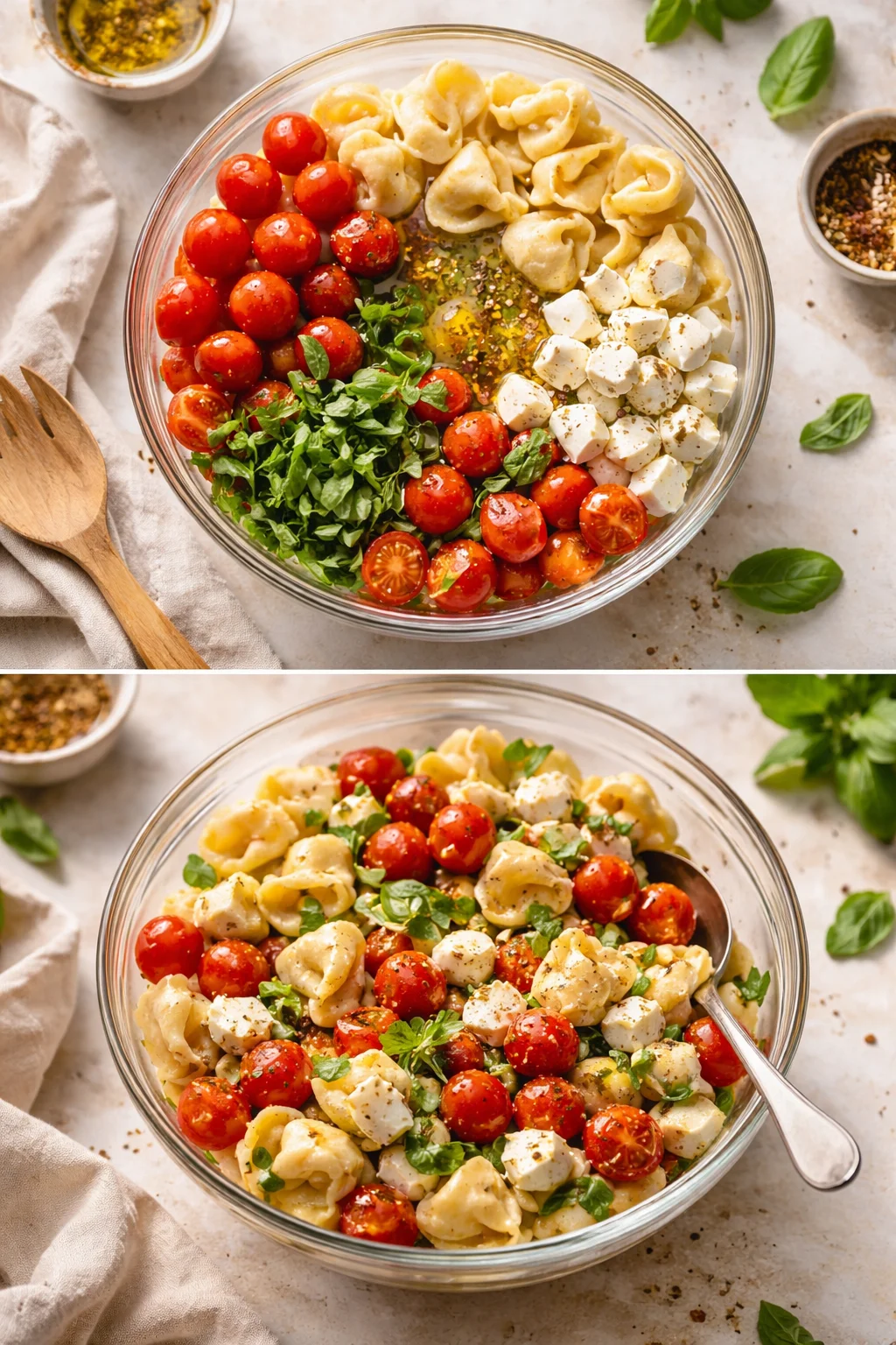 Caprese Salad with Tortellini