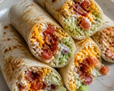 Cheesy Bacon Ranch Wraps