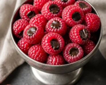 Chocolate Filled Raspberries