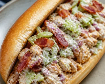 Chopped Chicken Bacon Ranch Sandwich