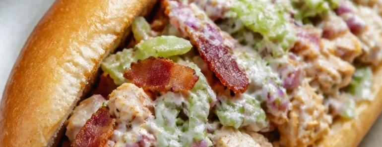 Chopped Chicken Bacon Ranch Sandwich Chopped Chicken Bacon Ranch Sandwich