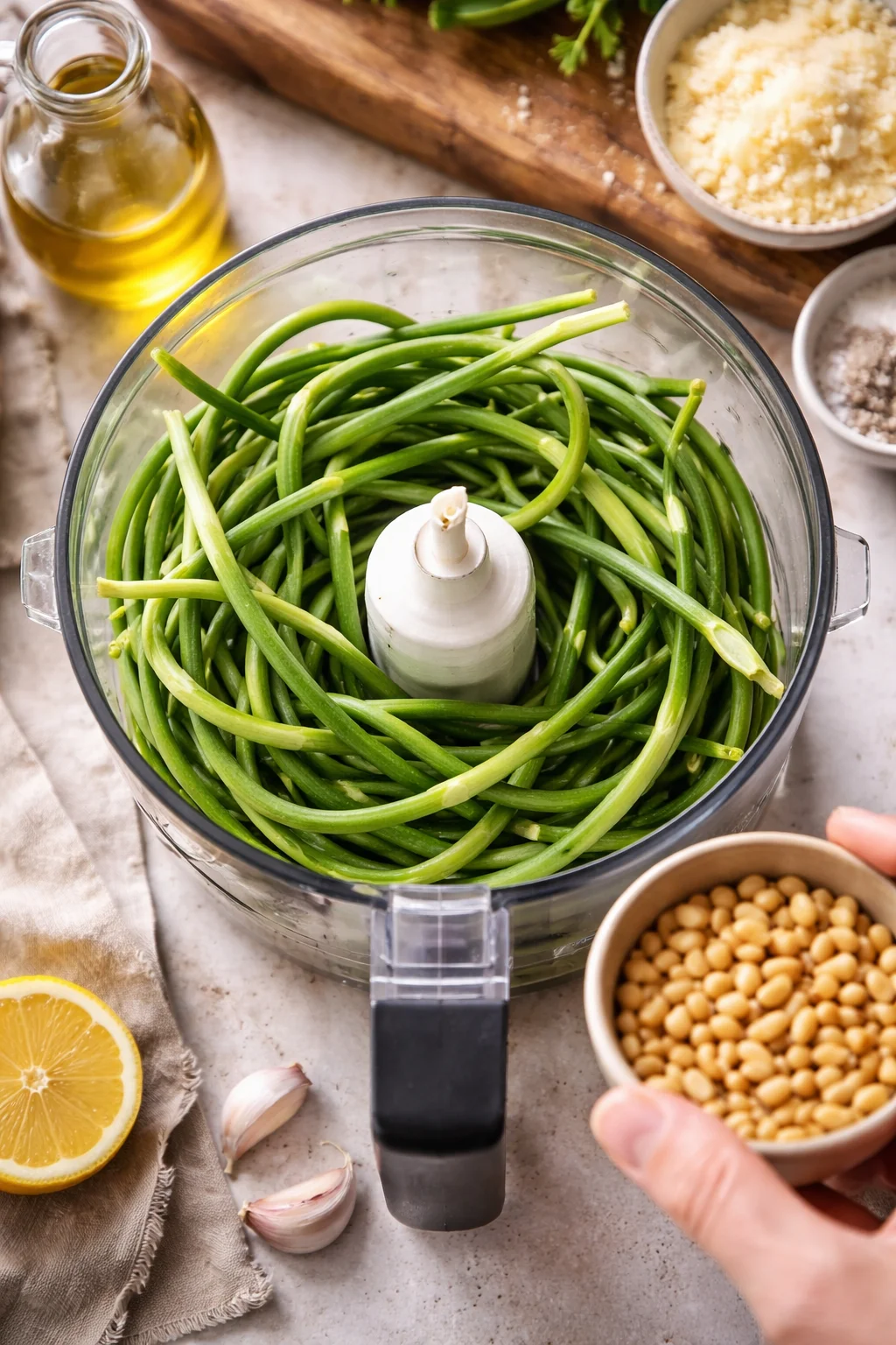 Garlic Scape Pesto