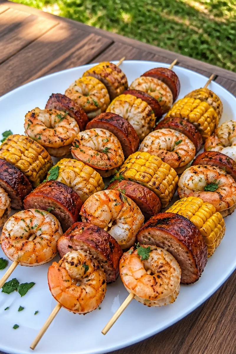 Grilled Seafood Skewers
