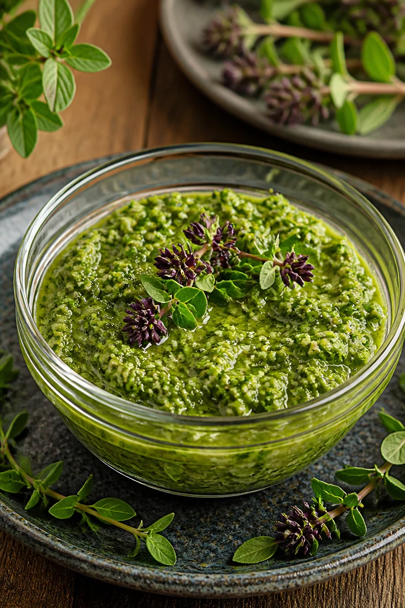Lemon Oregano Pesto