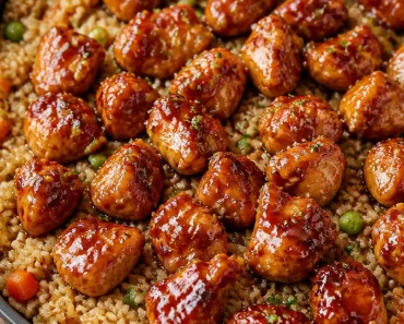 One-Pan Honey BBQ Chicken Rice