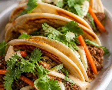 Smash Dumpling Tacos