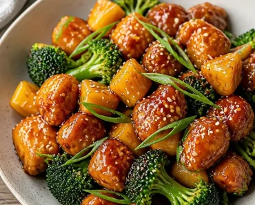 Sweet Sheet Pan Pineapple Chicken and Broccoli – thegirlskitchen Sweet Sheet Pan Pineapple Chicken and Broccoli – thegirlskitchen
