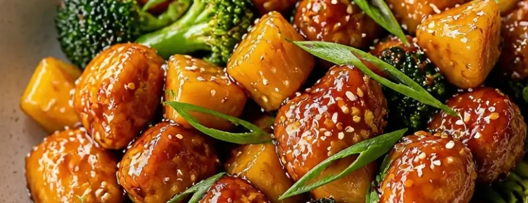 Sweet Sheet Pan Pineapple Chicken and Broccoli – thegirlskitchen