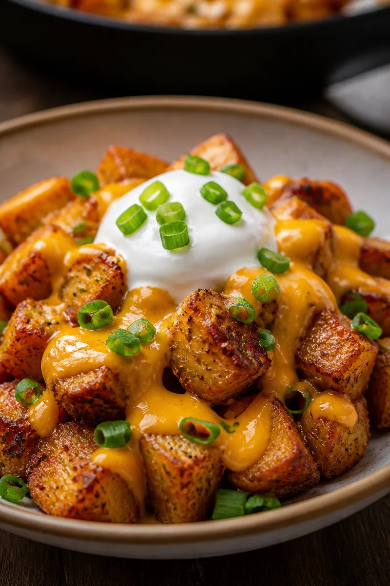 Cheesy Taco Potatoes