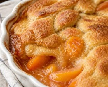 Easy Peach Cobbler Recipe