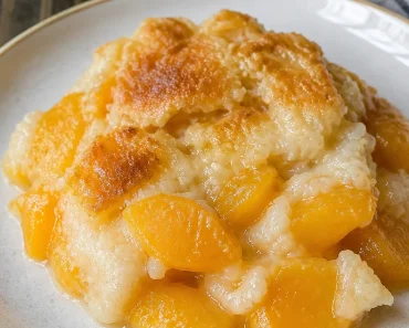 Easy Peach Cobbler Recipe – Made From Scratch with Canned Peaches! | How to make peach cobbler, Peach cobbler dessert ideas, Super easy peach cobbler recipe