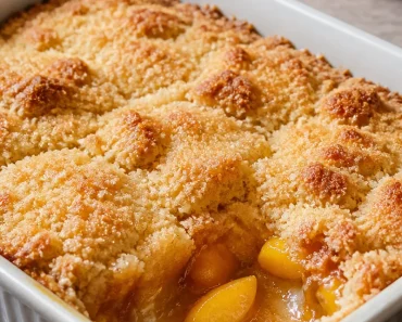 Homemade Peach Cobbler