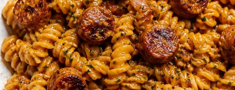Honey BBQ Sausage Pasta