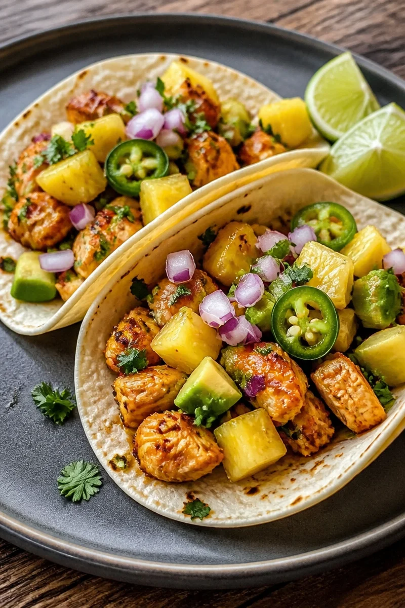 Pineapple Chicken Tacos