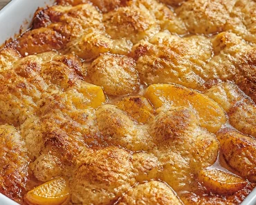Quick and Easy Peach Cobbler
