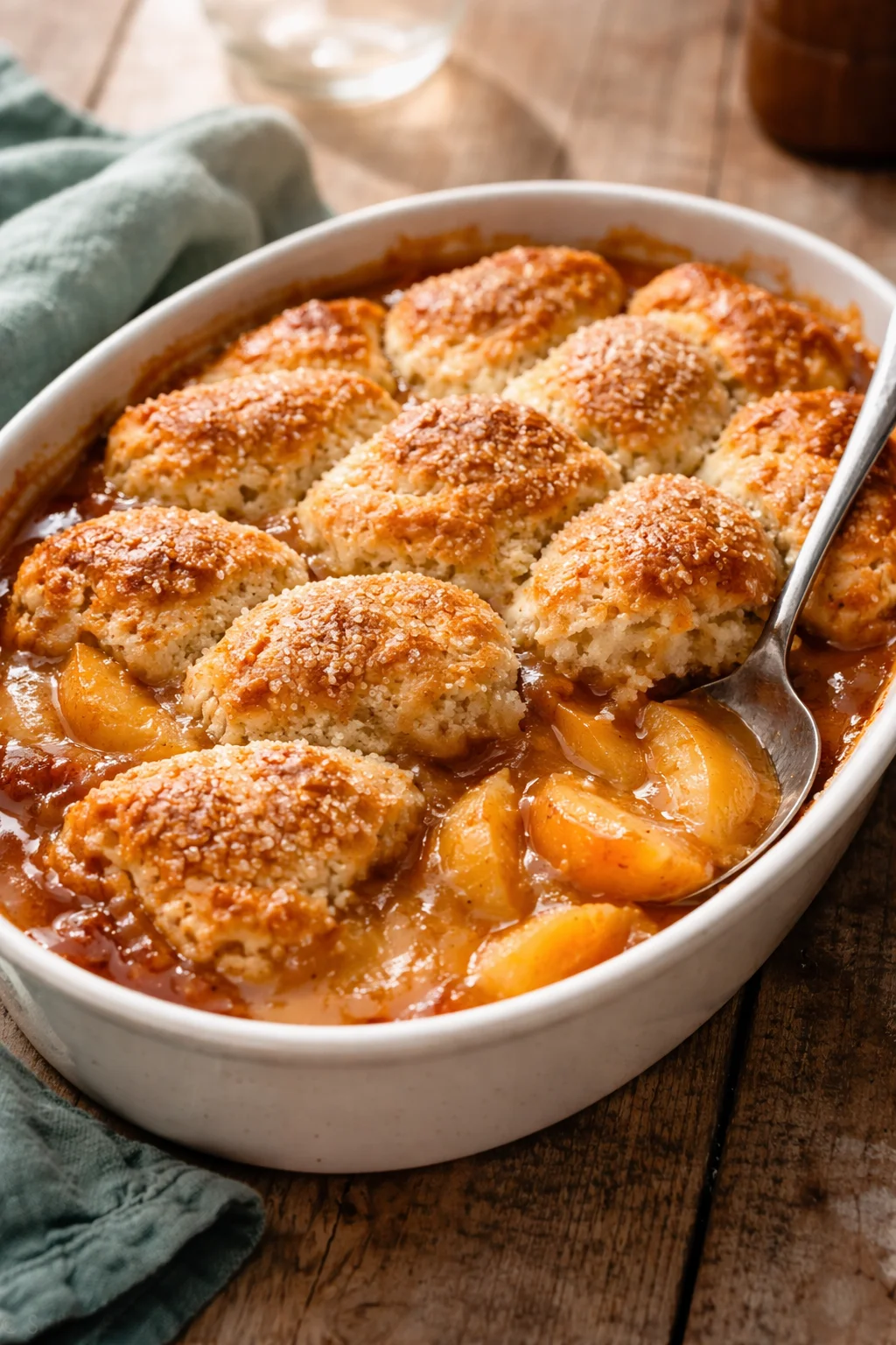 SOUTHERN PEACH COBBLER