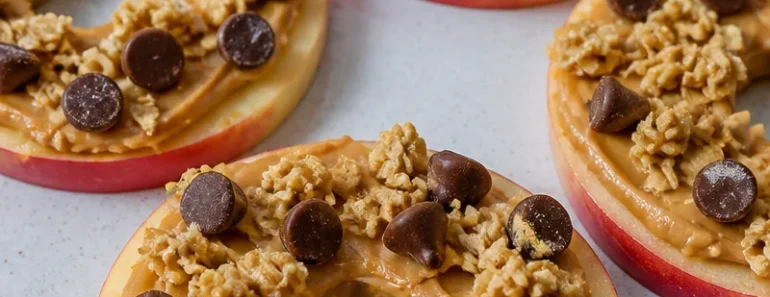 Apple Slices with Peanut Butter