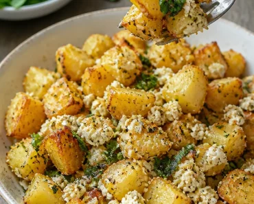 Baked Feta Potatoes