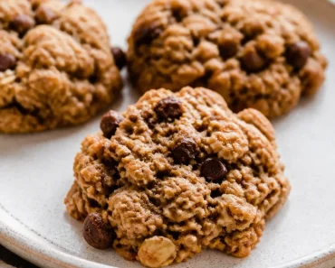 Chocolate Chip Banana Oatmeal Cookies