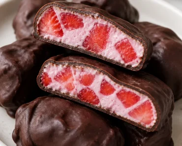 Chocolate Strawberry Yogurt Bites