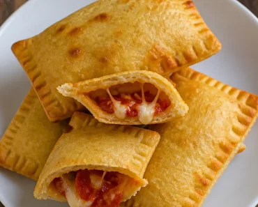 Homemade Pepperoni Pizza Pockets
