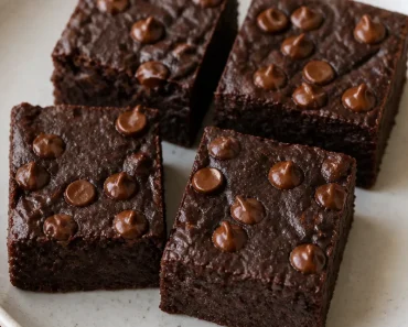 90 Kcal Pumpkin Brownies | Vegan 4 Ingredient Recipe