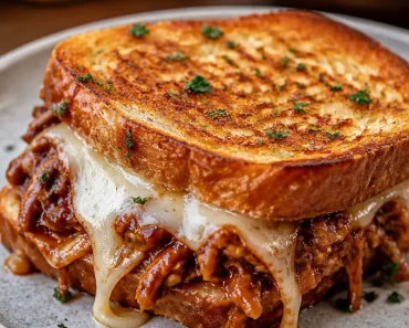 BBQ Chicken Grilled Cheese | I Am Baker