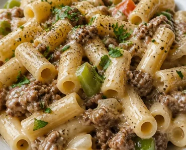 Philly Cheesesteak Pasta