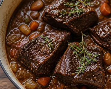 Red Wine Braised Short Ribs in Dutch Oven | Veronika’s Kitchen